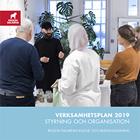 Omslag av Verksamhetsplan 2019 ­‑ styrning och organisation